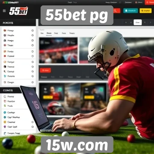 Novidades e recursos do site 55bet pg